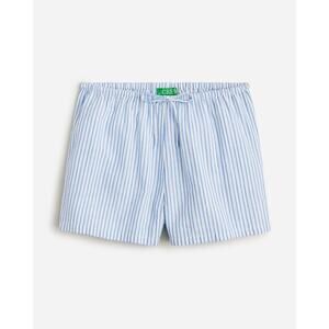 NWT J.Crew Airy Gauze Beach Shorts in Brilliant Ocean Stripe